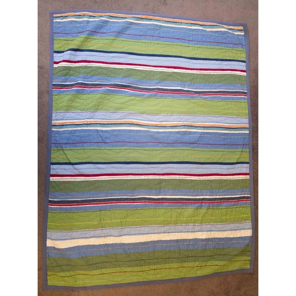 Pottery Barn‎ Kids Quilt  Patchwork Colorful 82